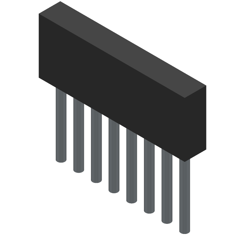 Dimensional Magnetoresistive Sensor 1 Axis 2Gs Magnetic Field 8-Pin SIP