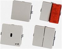 Switch 1-way grey w/neon indicator LK