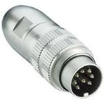 12 Pos Circular Metal Socket,20 AWG,5A,60 VAC,5 Milliohms,Cable Mount,-40 to 85C