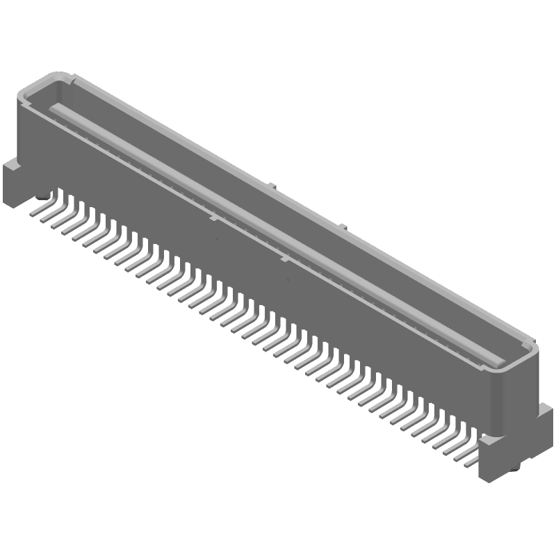 84 Pos 2 Row 1A Gold/Tin/Lead Bronze Male SMT Connector