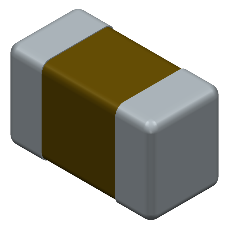 1.2pF 50V C0G MLCC Ceramic Capacitor 0402 SMD T/R