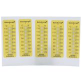 Thermal strip 40. . .71 °C PU=10 ST, CELSI STRIP CS-A, Spirig