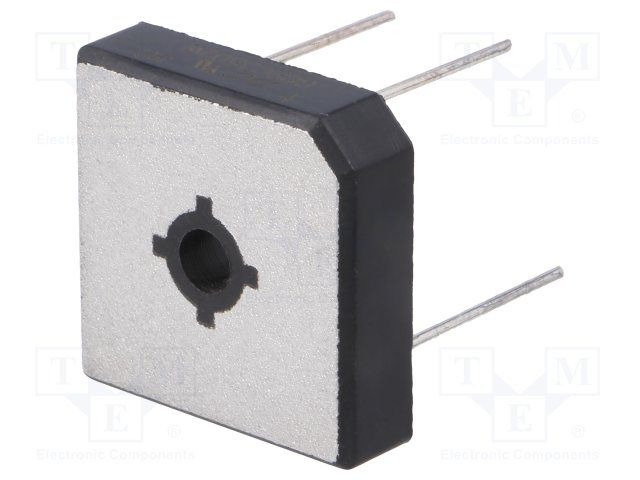 Bridge Rectifier Diode, 1 Phase, 35A, 200V V(RRM), Silicon, ROHS COMPLIANT, PLASTIC, GBPC-W, 4 PIN