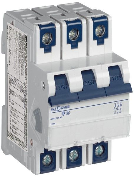 Circuit Breaker Motor Protection Control 3Pole 1.6A 277VAC/480VAC
