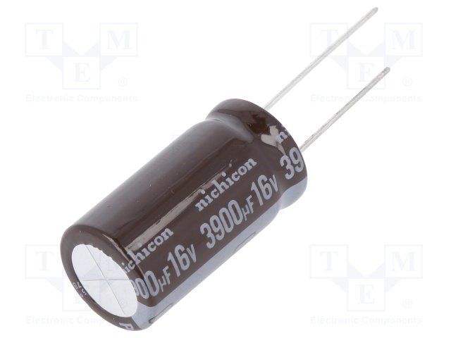 Alum Lytic Cap 3900uF 16V 20% Radial 16x31.5mm 2.22A 105C