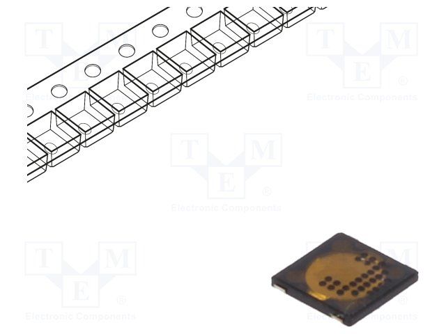 Tactile Switch, SPST, 20mA, 15VDC, 2.4N, SMD, J-Bend
