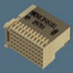 Conn Hard Metric F 55 POS 2mm Press Fit RA Thru-Hole Tray