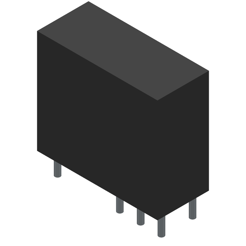 Power Relay 12VDC 300Ohm 20A DPDT(29x12.4x25)mm THT Miniature Relay
