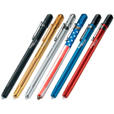 Pen Light;  Black;  White LED;  10 Lumens;  Includes 3 AAAA Alkaline Batteries