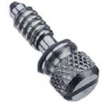 Screw Captive Knurled-HD Slot 17.1mm-LG 43in/64in-LG 0.673in-LG Low Carbon Steel Zinc Chromate