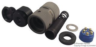 Conn Audio RCP 5 POS Solder Cup ST Panel Mount 5 Terminal 1 Port