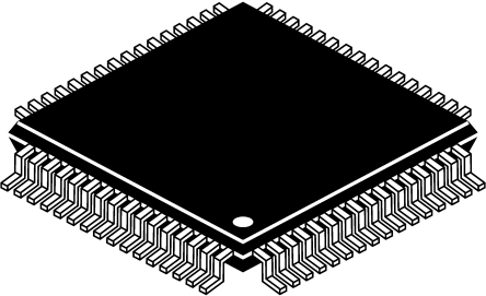 24-Bit 6Ch Audio Codec IC, Serial/I2C/SPI, 192kHz, 114dB SNR, LQFP