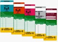 Signs & Labels Scaffold Tag Kit, Kit Contents Holder x 10, Insert x 20, Pen x 2