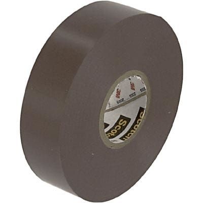 Tape;  Color Coding;  Electrical;  Vinyl;  Brown;  66ft.;  0.75 in.