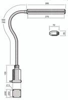 SUNNEX         14810             COMPACT LAMP, CL240V, 500MM, 9W
