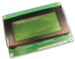 LCD MODULE, 16X4, LED B/L, E/TEMP; Character Count x Line: 16 x 4; Display Mode: Transflective; Operating Temperature...