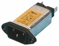 Connector,power,IEC,inlet filter,c/w transient protection,earth line choke,250V,10A