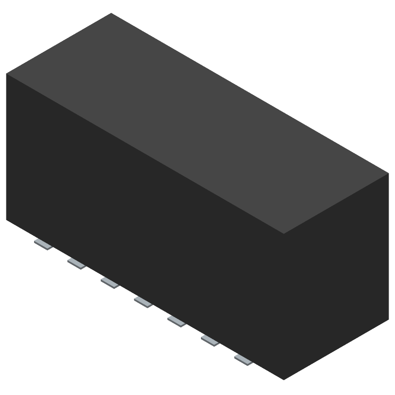 14 Pos 2 Row 2mm Pitch Male Header, Vertical, SM, Gold, 2A, 125V