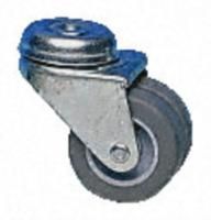 Flexello Stem Castor 422RNBH12, 160kg, Rubber tyres