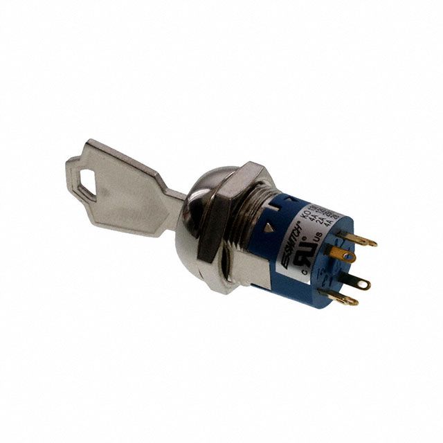 Keylock Switch DPDT 4A 125VAC Maintained/Momentary Panel Mount