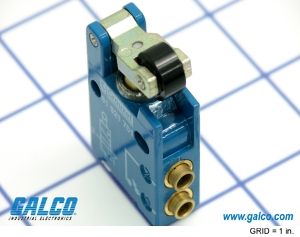 Solenoid Valve, 2-Port, Roller Lever Actuator, Air/Inert Gas
