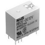 Signal Relay 12VDC 400Ohm 2ADC/1AAC SPDT(20x11x16.3)mm THT Sub Miniature DIP Relay