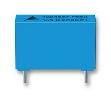 PP Film Capacitor, 2kV, 1nF, 5%, Radial, Through Hole