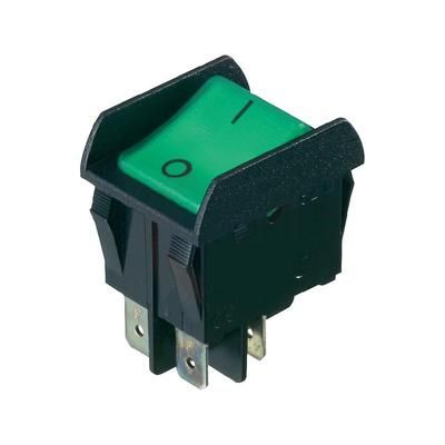 Toggle switch 250 Vac 16 A 2 x Off/On interBär 3652-851.22 latch 1 pc(s)