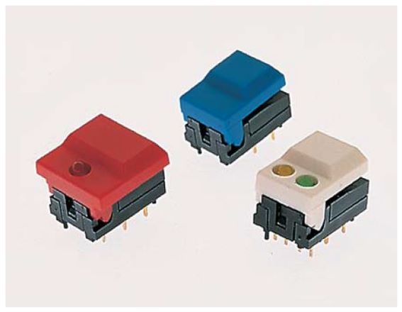 Pushbutton Switches 300mA @ 12 VDC Blue