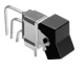 ROCKER SWITCH, SPDT, LATCHED, 0.02A, 20VDC, THROUGH HOLE-RIGHT ANGLE, ROHS COMPLIANT