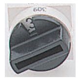 Rotary knob, SR-PT65 9,5/4,4SW, Hartmann