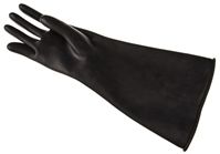 BM Polyco Black Chemical Resistant Rubber Reusable Gloves x 2 10 - L