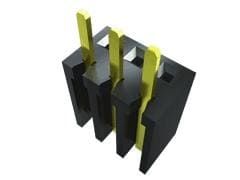 Conn Bottom Mount Socket Strip SKT 15 POS 2.54mm Solder ST Thru-Hole