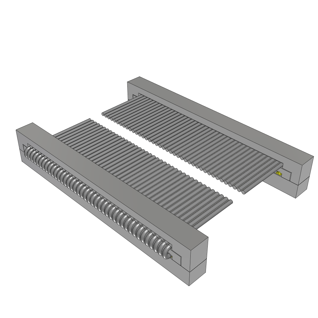 Cable Assembly Flat Ribbon 0.323m 28AWG IDC Connector to IDC Connector 40 to 40 POS SKT-SKT IDT-IDT Bulk
