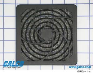 120mm Fan Filter Assembly | Plastic | Axial | 4.87"