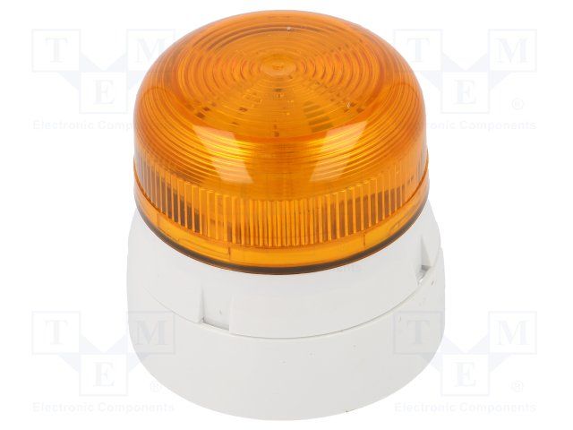Xenon Flashguard Xenon Series Beacon, Amber, Flashing, Surface Mount, 12 V dc, 24 V dc