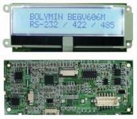 Bolymin BEGV606M2 Alphanumeric LCD Monochrome Display White, LED Backlit, 2 Rows by 20 Characters, RS232, RS422 I/F