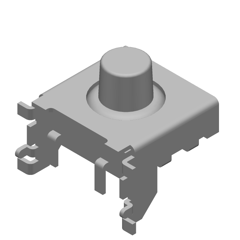 Illuminated Pushbutton Switch, SPST, Right Angle, SMT, 50mA, 12VDC, IP67