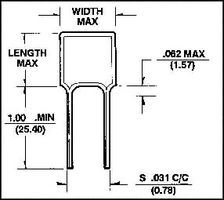 Leaded Ceramic Multilayer Capacitor