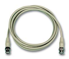 BNC Plug to BNC Plug Cable, 15A, 9.8ft, Beige