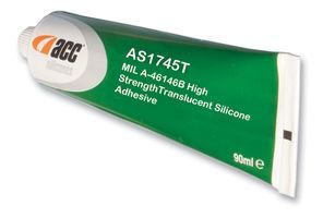 ADHESIVE, SILICONE, CLEAR, 90ML; Adhesive Type:Silicone - 1 Part; Dispensing Method:Tube; Adhesive Colour:Transparent; Weight:-; Product Range:-; SVHC:No SVHC (17-Dec-2015); Volume:90ml; Adhesive Applications:Bonding, Electronics