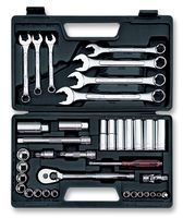 METRINCH         MET-0625             SOCKET/SPANNER SET, 37PC, 1/4 AND 3/8"