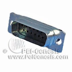 Conn D-Subminiature PIN 15 POS Crimp ST Cable Mount 15 Terminal 1 Port