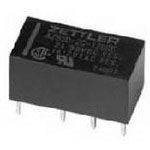 DPDT Power/Signal Relay, 2A, 250VDC, 12VDC Coil, DIP