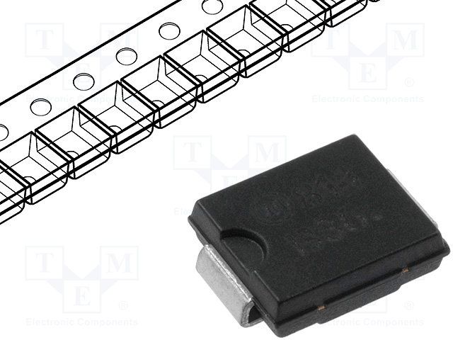 Unidirectional TVS Diode, 1.5kW, 18V, SMC, Surface Mount
