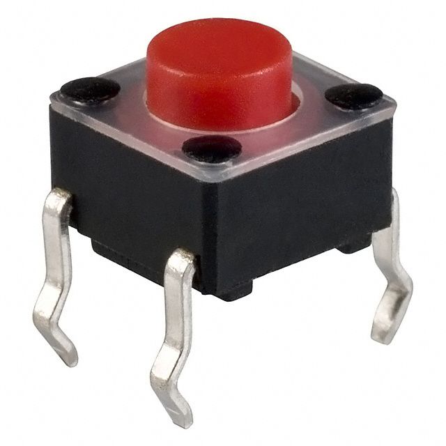 SPST Momentary Keypad Switch, 50mA 12VDC, Through Hole