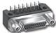 37 Pos D-Sub Connector, Male, Right Angle, Solder, 3A, 150°C