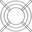 FAN GUARD METAL 120MM