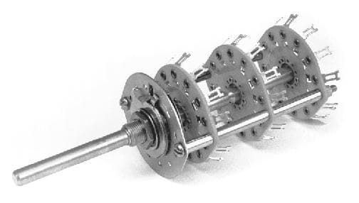 1 Deck 1 Pole 11 Pos Rotary Switch, 2.25A, 115VAC/28VDC