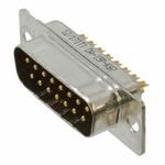 Connector,D-Shell,Cable Mount,Recept,15 Contacts,Pin,0.108 Pitch,Solder Terminal,Hole .112-.124